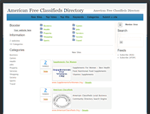 Tablet Screenshot of freeclassifiedsdirectory.com